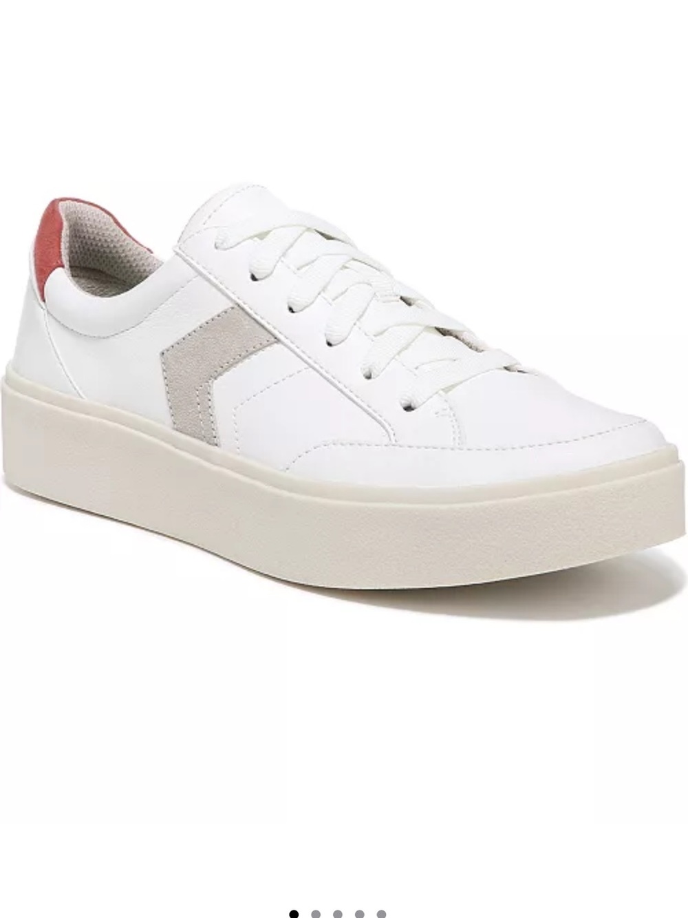 Dr. Scholls Women's Madison Lace Platform Sneakers Size 8.5 White - Picture 1 of 10